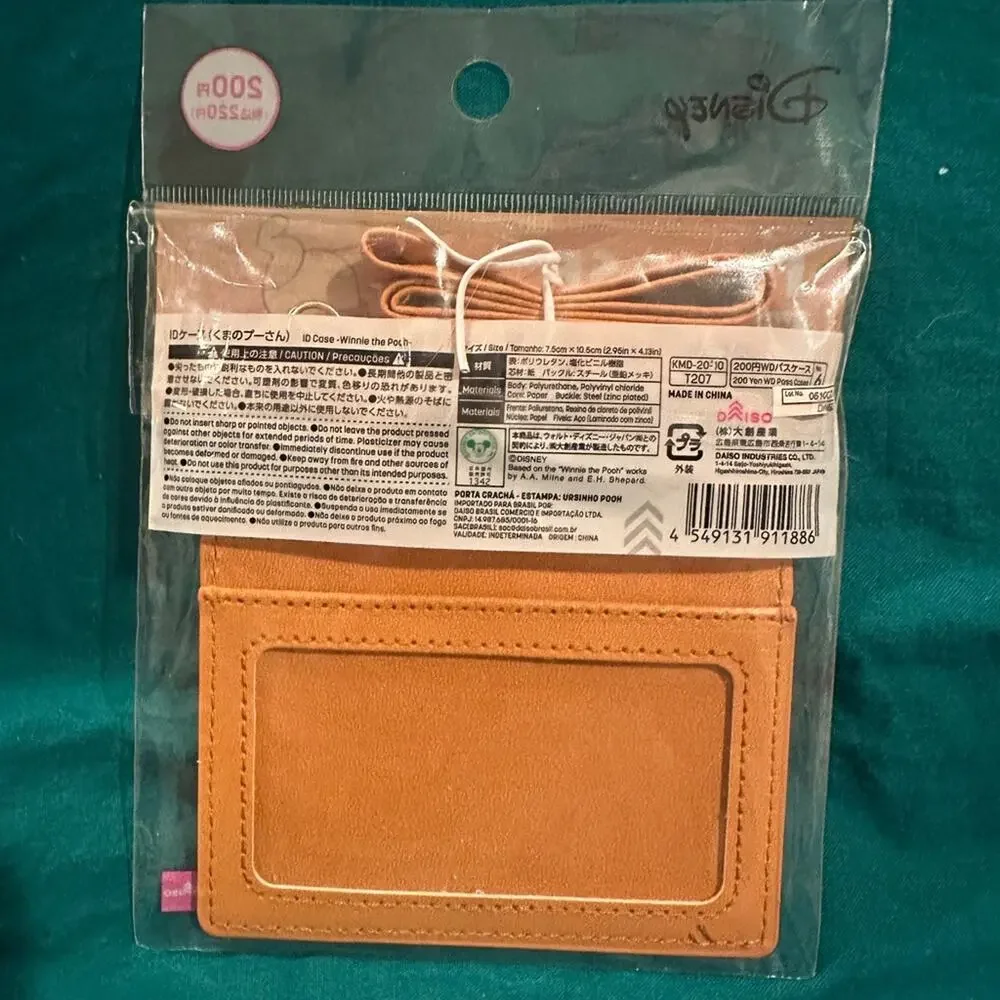 NWT Disney Winnie the Pooh ID Card Lanyard